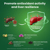 VITAJOURNEY Liver Cleanse – étiquette claire et emballage informatif