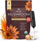 Vital Ace Café champignon cordyceps: énergie durable et concentration naturelle.