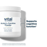 Utilisation quotidienne possible avec Vital Nutrients Acetyl L-Carnitine Poudre
