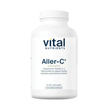 Vital Nutrients Aller-C: bouteille et étiquette, soutien potentiel des voies respiratoires.