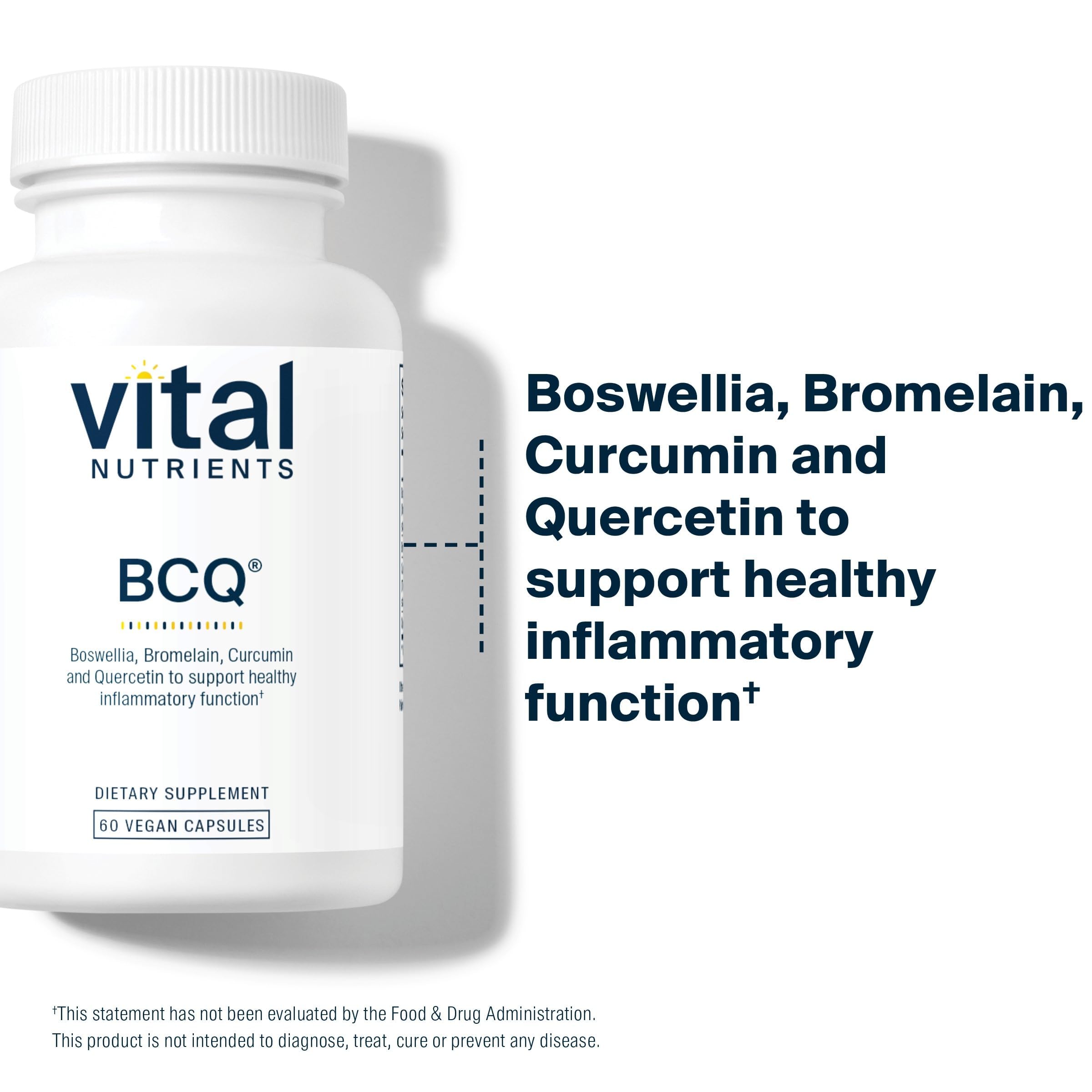 Vital Nutrients BCQ: curcumine et antioxydants pour le confort articulaire