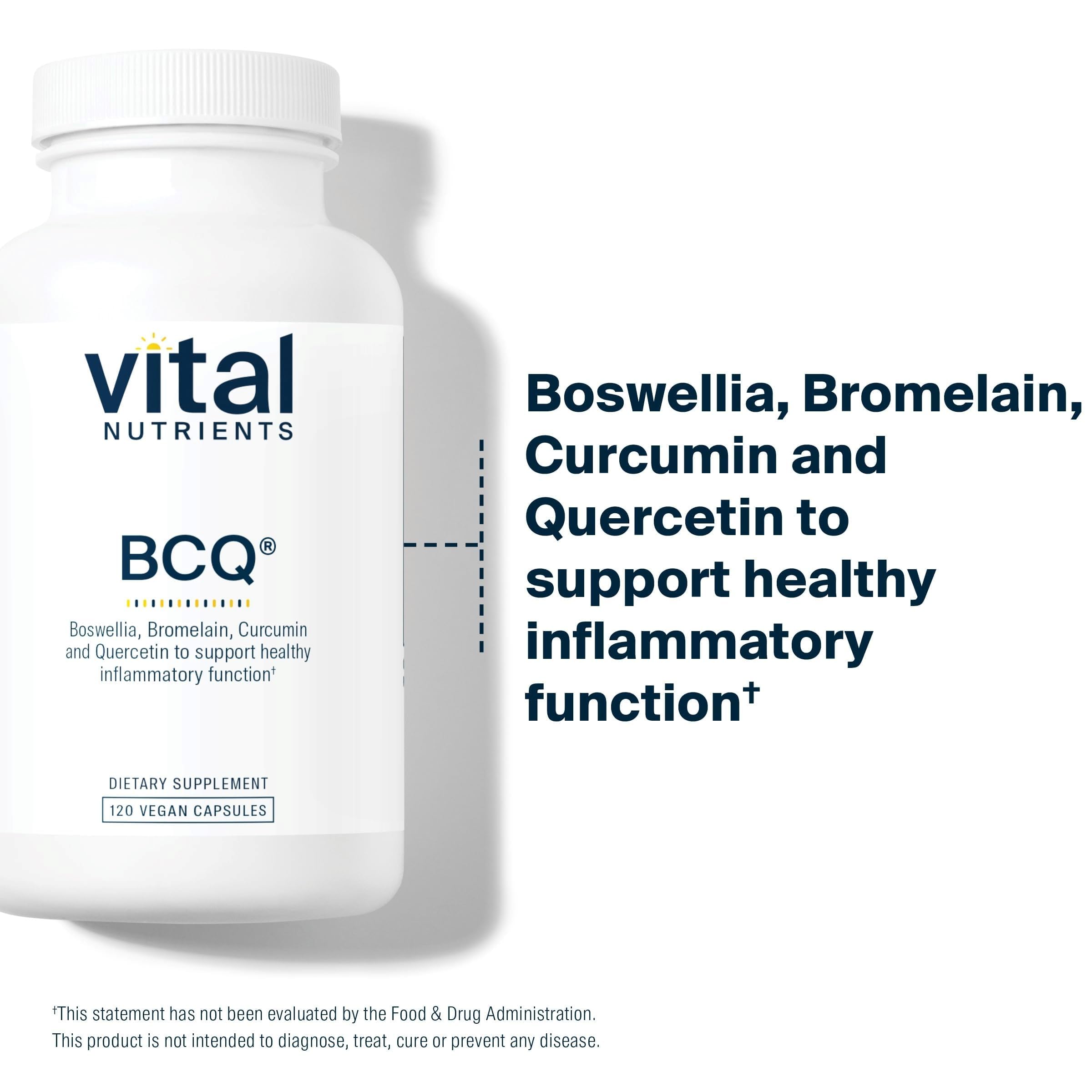 Vital Nutrients BCQ santé des sinus grâce à la quercétine et boswellia