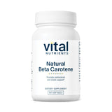 Vital Nutrients beta carotene : bouteille versant, soutien potentiel à la vision et à la vue
