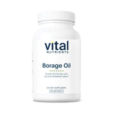 Vital Nutrients Borage Oil 1000mg : bouteille montrant la dose élevée pour la peau