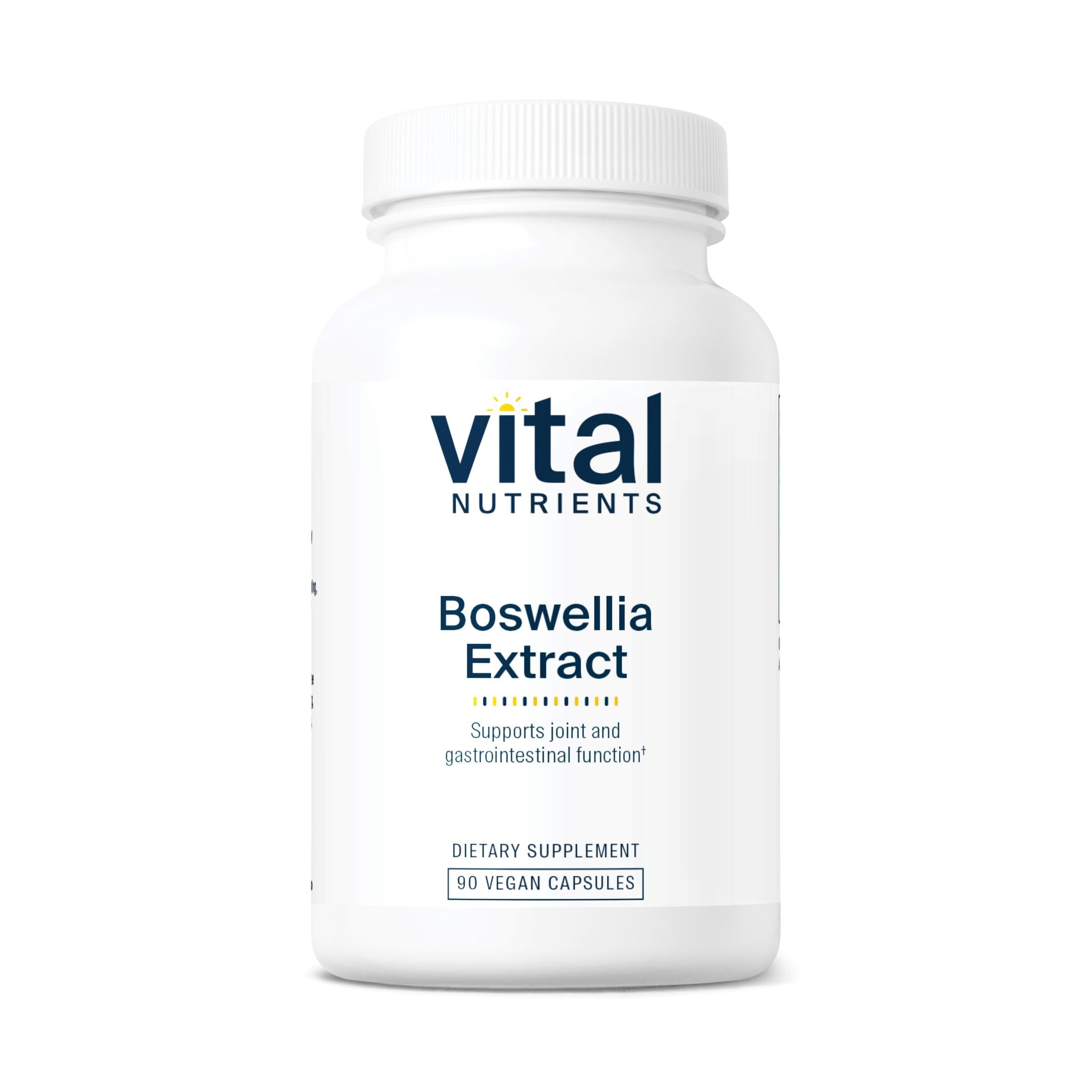 Vital Nutrients Boswellia Extract 400mg, capsules: soutien potentiel des articulations et mobilité au quotidien.