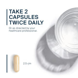 Vital Nutrients Tyrosine et vitamines B – capsules alignées, soutien du système nerveux.