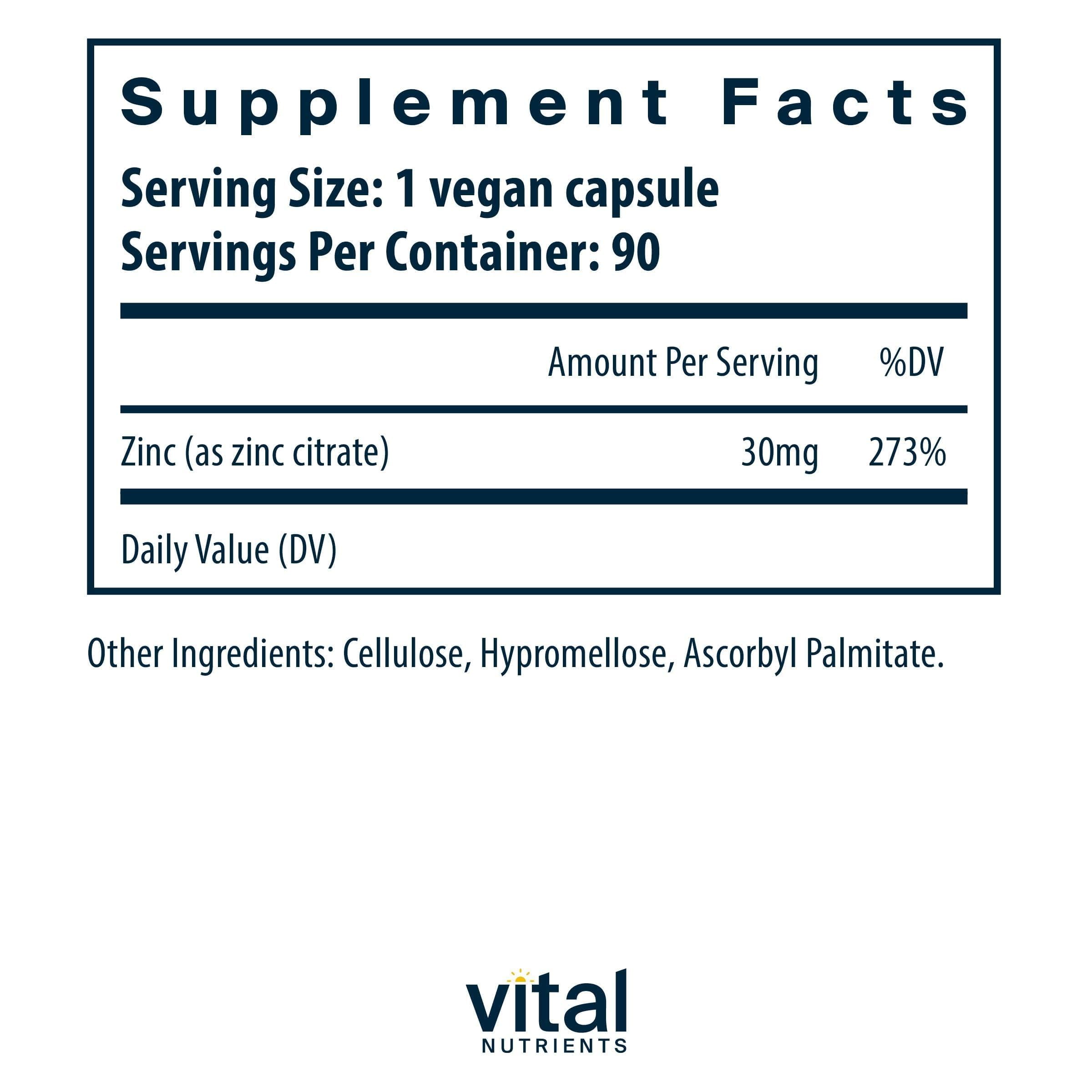 Vital Nutrients Choline 550mg – capsules: prise quotidienne pour la fonction nerveuse.