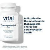 Vital Nutrients CoQ10 200mg – contrôle qualité et laboratoire indépendant, fiabilité.