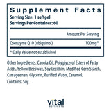 CoQ10 forme active Vital Nutrients — meilleure absorption possible.