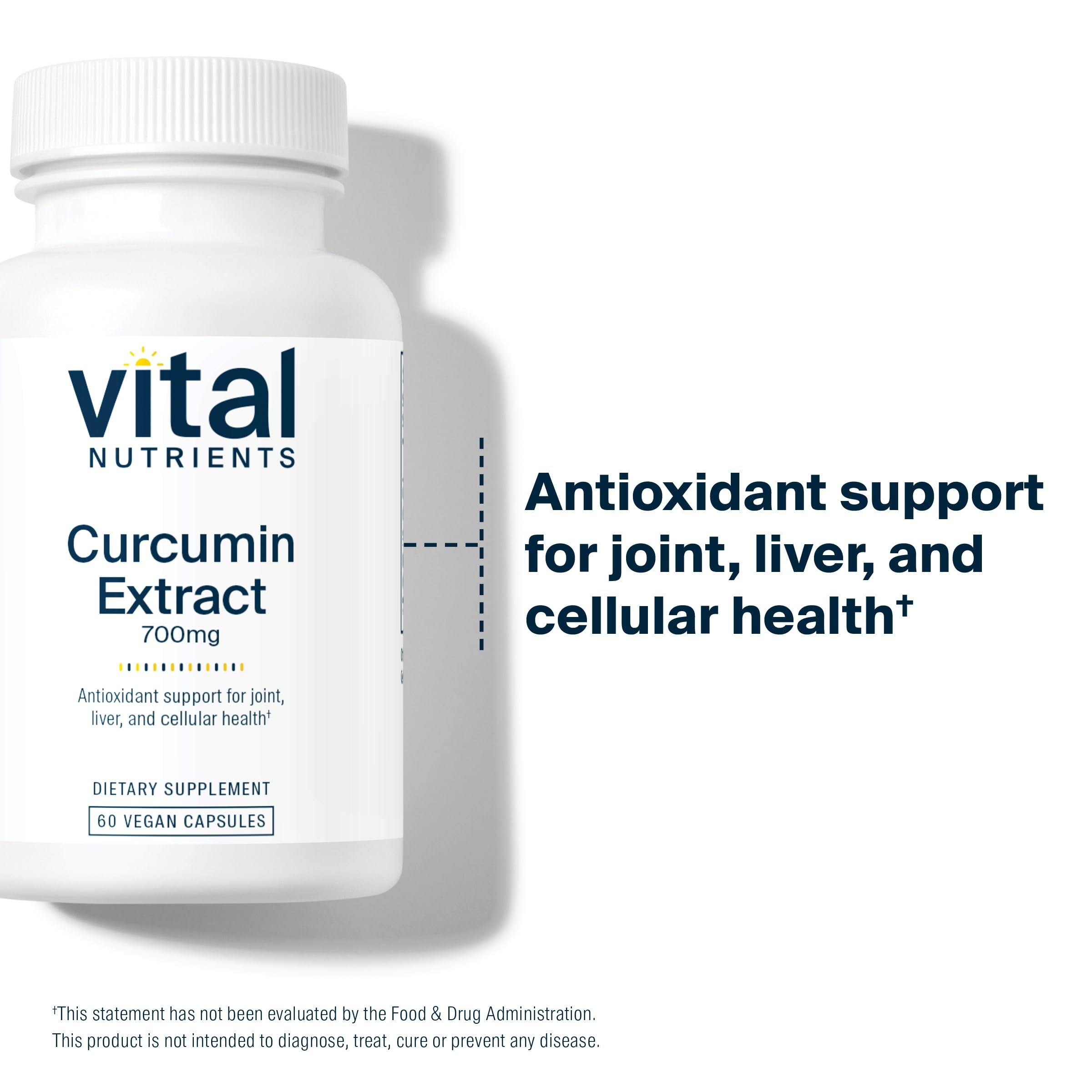 Vital Nutrients Curcumin Extract 700mg - Emballage 60 capsules: utilisation pratique quotidienne.