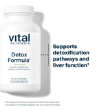 Vital Nutrients Détox Formule etiquette-sans-gluten-lait-soja : option propre et adaptée aux intolérances.