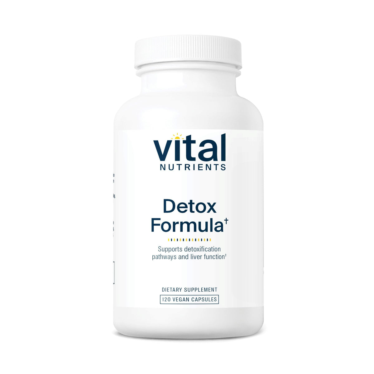 Vital Nutrients Détox Formule flacon-capsules-foie : soutien potentiel à la détox et routine bien-être.