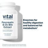 Étiquette Vital Nutrients sans gluten, sans lactose et sans soja, usage quotidien sûr.