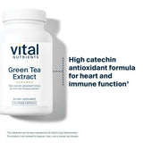 Vital Nutrients Extrait de thé vert – bouteille mise en avant en rayon, accessibilité du produit.