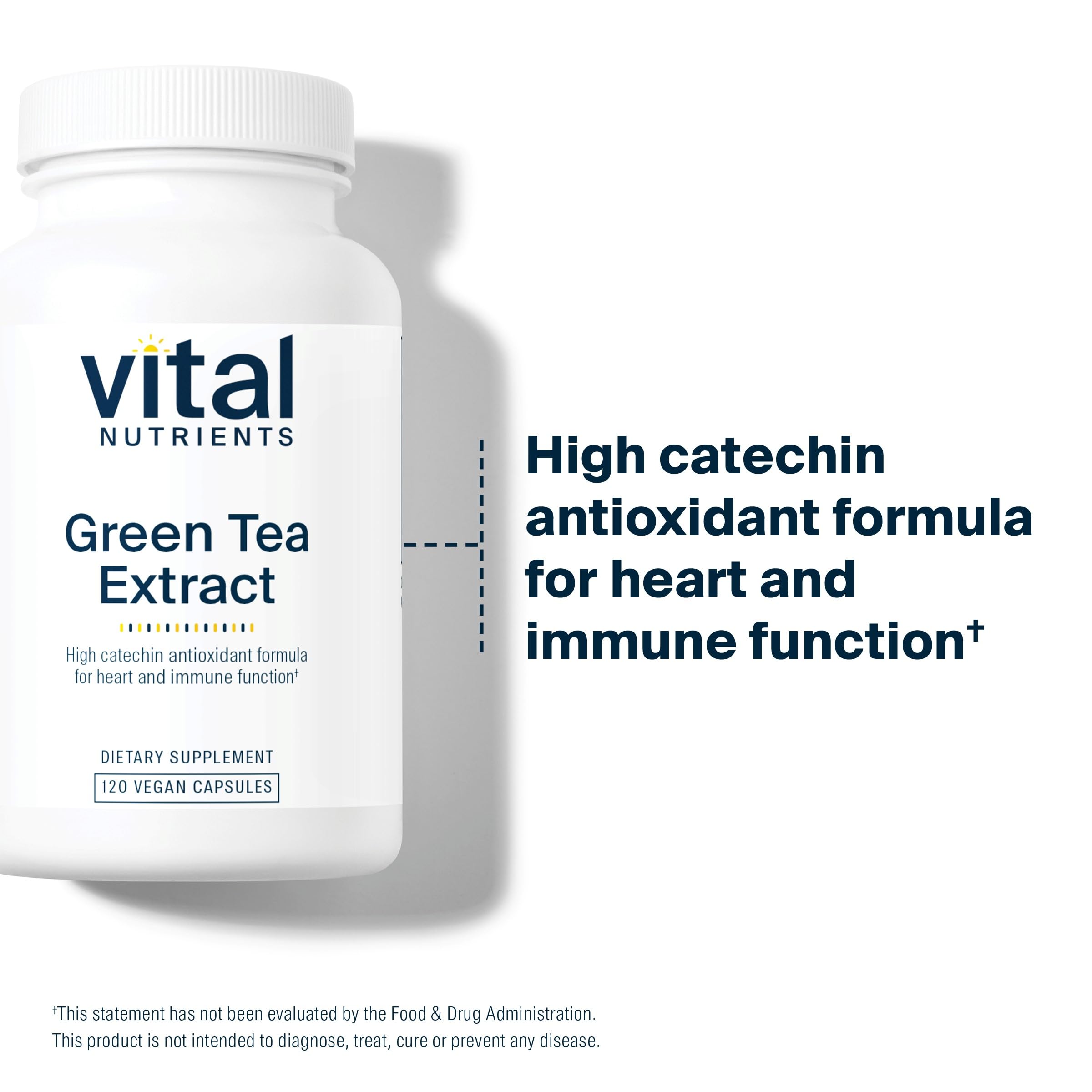 Vital Nutrients Extrait de thé vert – emballage soigné, traçabilité et transparence du produit.