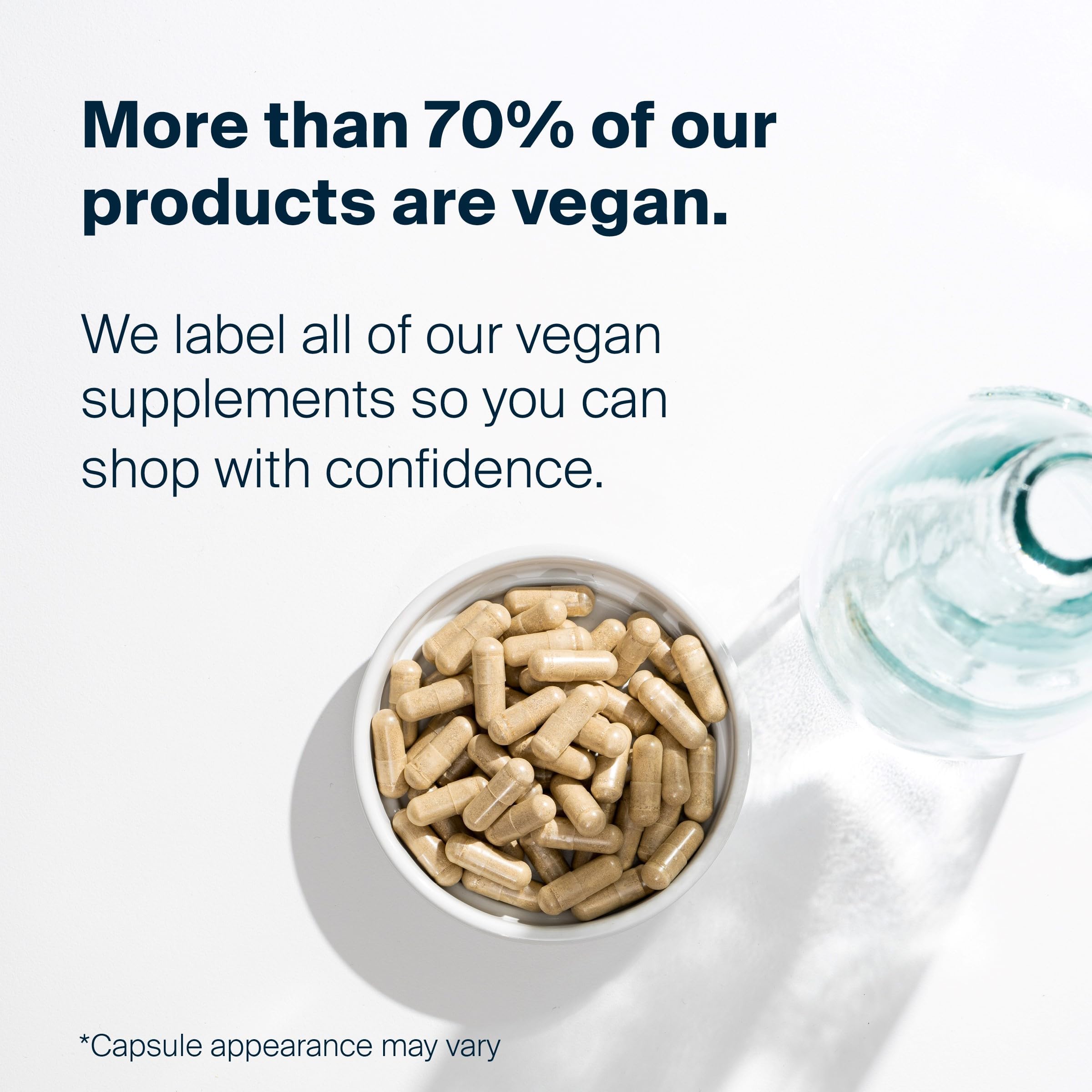 Vital Nutrients Glutamine Poudre goût neutre, intégré sans effort.