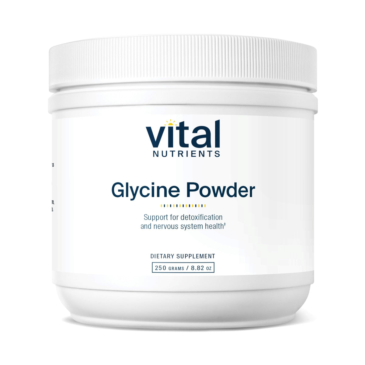 Vital Nutrients Glycine Poudre - Flacon-dose: soutien potentiel au sommeil et à la relaxation
