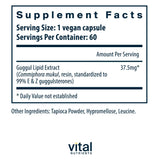 Vital Nutrients Guggul E Z, capsules, soutien peau et articulations.