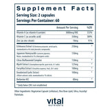 Vital Nutrients Herbal Biotic – gélules visibles facilitant une routine quotidienne.