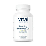 Vital Nutrients huile d'onagre 1000 mg - bouteille, soutien peau et équilibre hormonal.