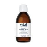 Vital Nutrients huile poisson Ultra Pure 1400 en flacon, soutien des tissus et membranes.