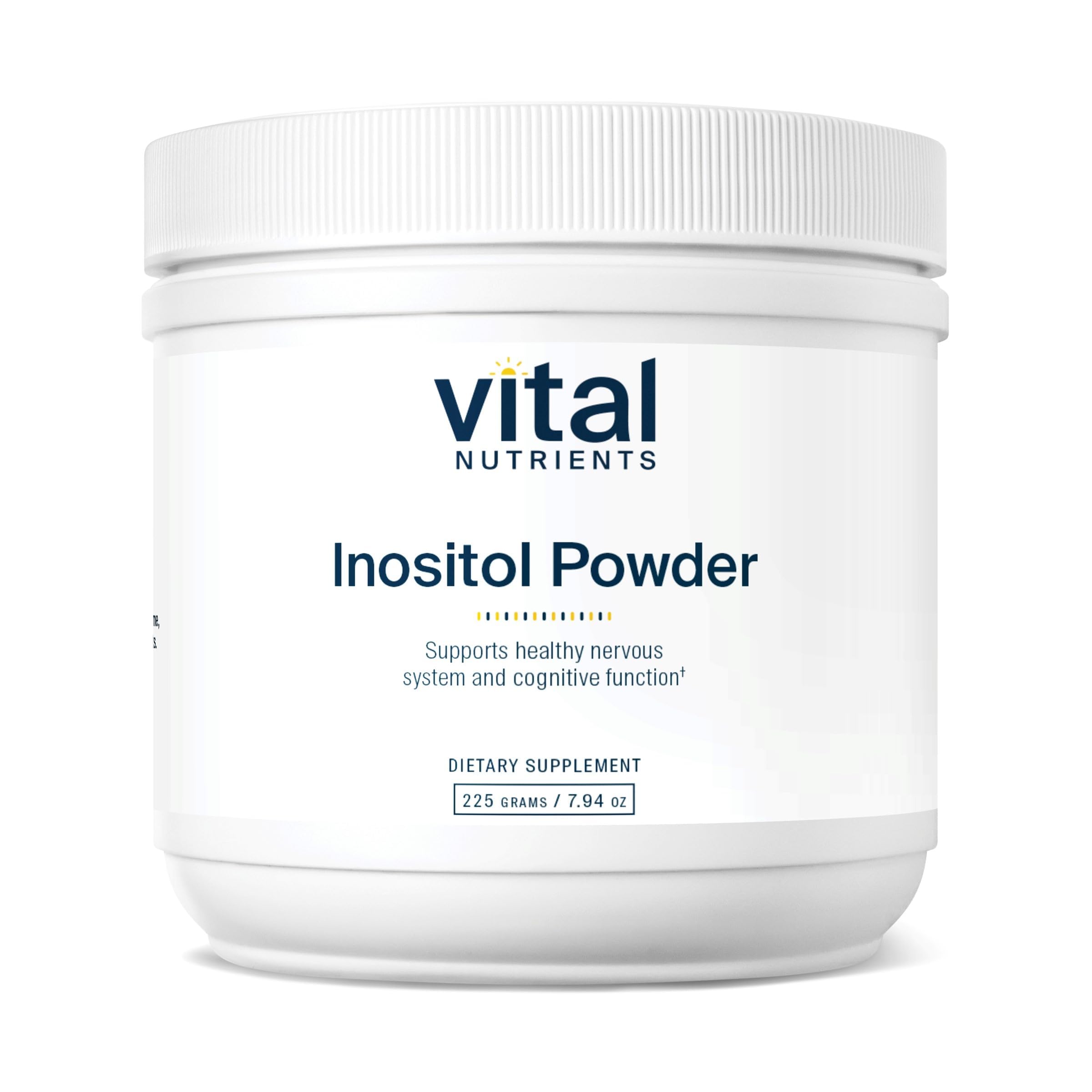 Vital Nutrients Inositol Poudre - bouteille: soutien potentiel du métabolisme et énergie.