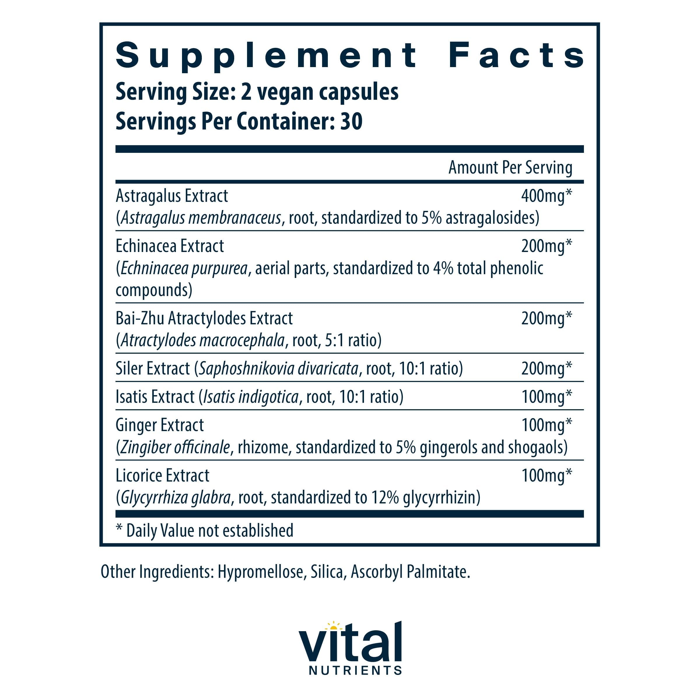 Mélange Vital Nutrients: soutien des défenses et énergie naturelle