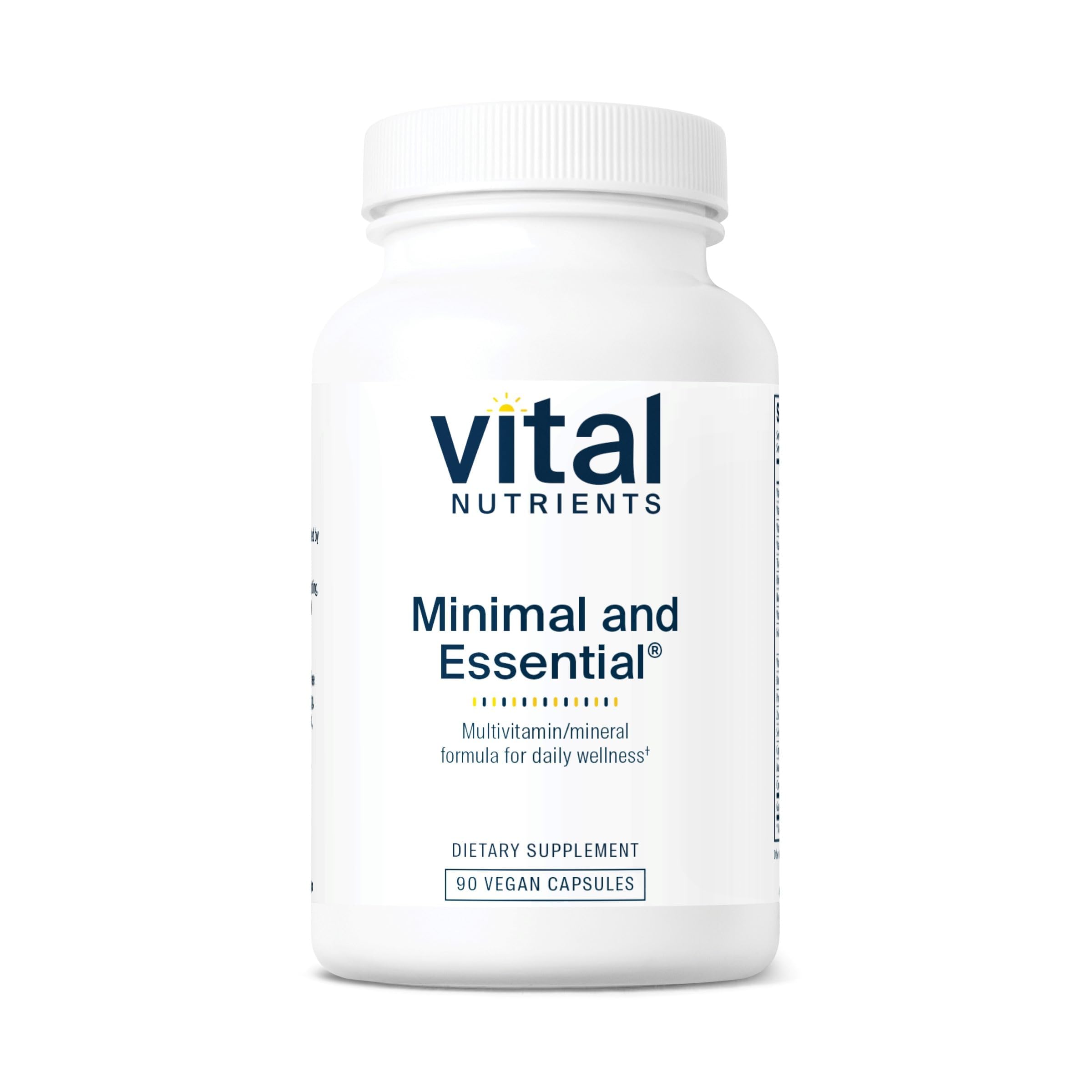 Vital Nutrients Minimal Essential Capsules : gélules faciles à prendre pour un apport quotidien en micronutriments.