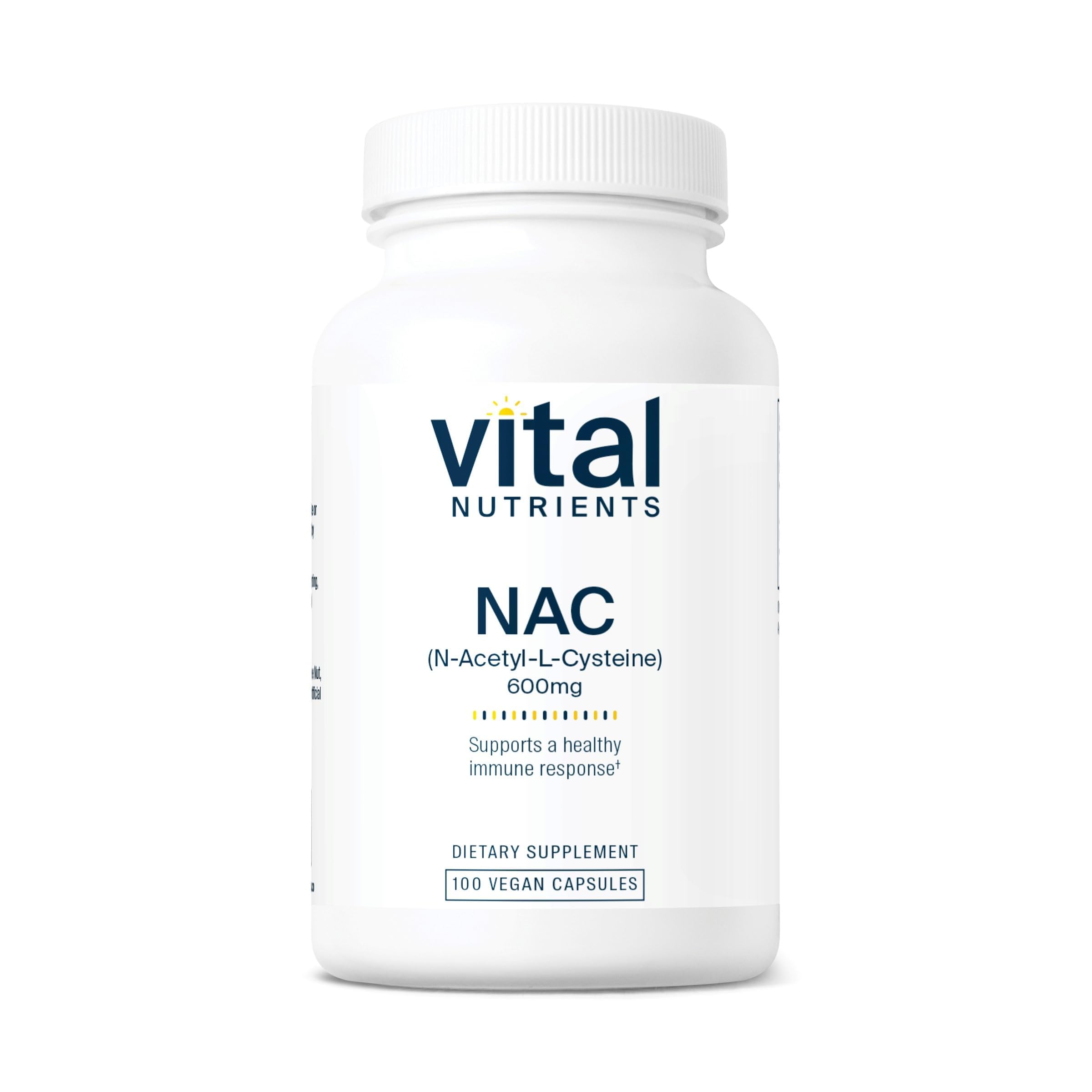 Vital Nutrients NAC 600mg - bouteille versement: usage pratique au quotidien.
