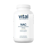 Vital Nutrients NAC 600mg – bouteille et gélules faciles à prendre pour le soutien des voies respiratoires.
