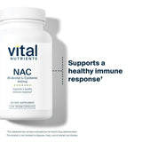 Vital Nutrients NAC 600mg - contrôle qualité labo indépendant: pureté et puissance.