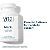 Vital Nutrients Niacin 500 mg — etiquette lisible, contrôle qualité et conseils d’utilisation