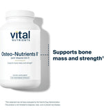 Laboratoire et contrôle qualité Vital Nutrients Osteo-Nutrients II garantissant pureté.