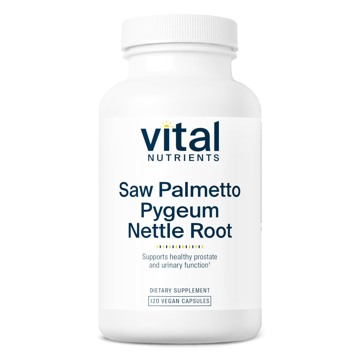 Vital Nutrients Palmier-nain-ortie-pygeum-capsules pour le confort urinaire