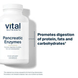 Vital Nutrients Pancréatiques : ingrédients protéase-amylase-lipase pour une digestion efficace.