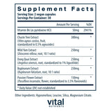 Vital Nutrients PMS Support: capsules faciles à avaler pour une routine prémenstruelle.