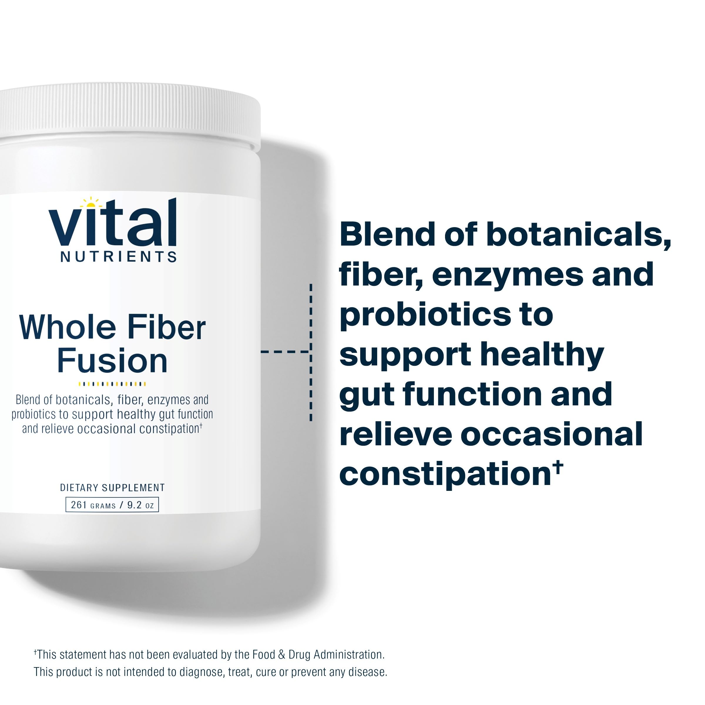 Vital Nutrients Contrôle qualité via laboratoire indépendant sur la Poudre Fusion Fibres Complètes.
