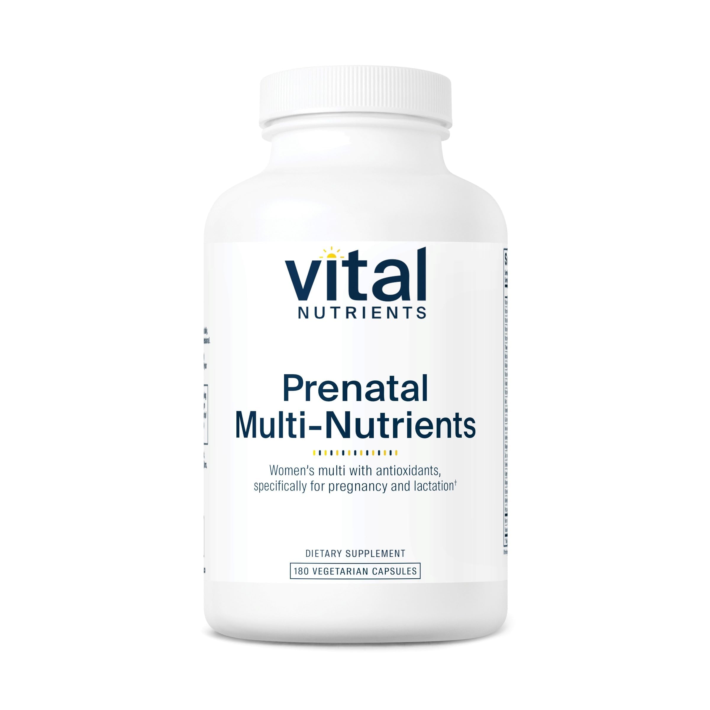 Vital Nutrients Pré-natal: capsules; soutien nutritionnel quotidien pendant la grossesse