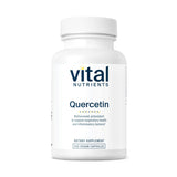 Vital Nutrients Quercetine en bouteille, soutien potentiel pour sinus et respiration.