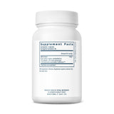 Premier plan du flacon Vital Nutrients Saffron Extrait sur fond blanc.