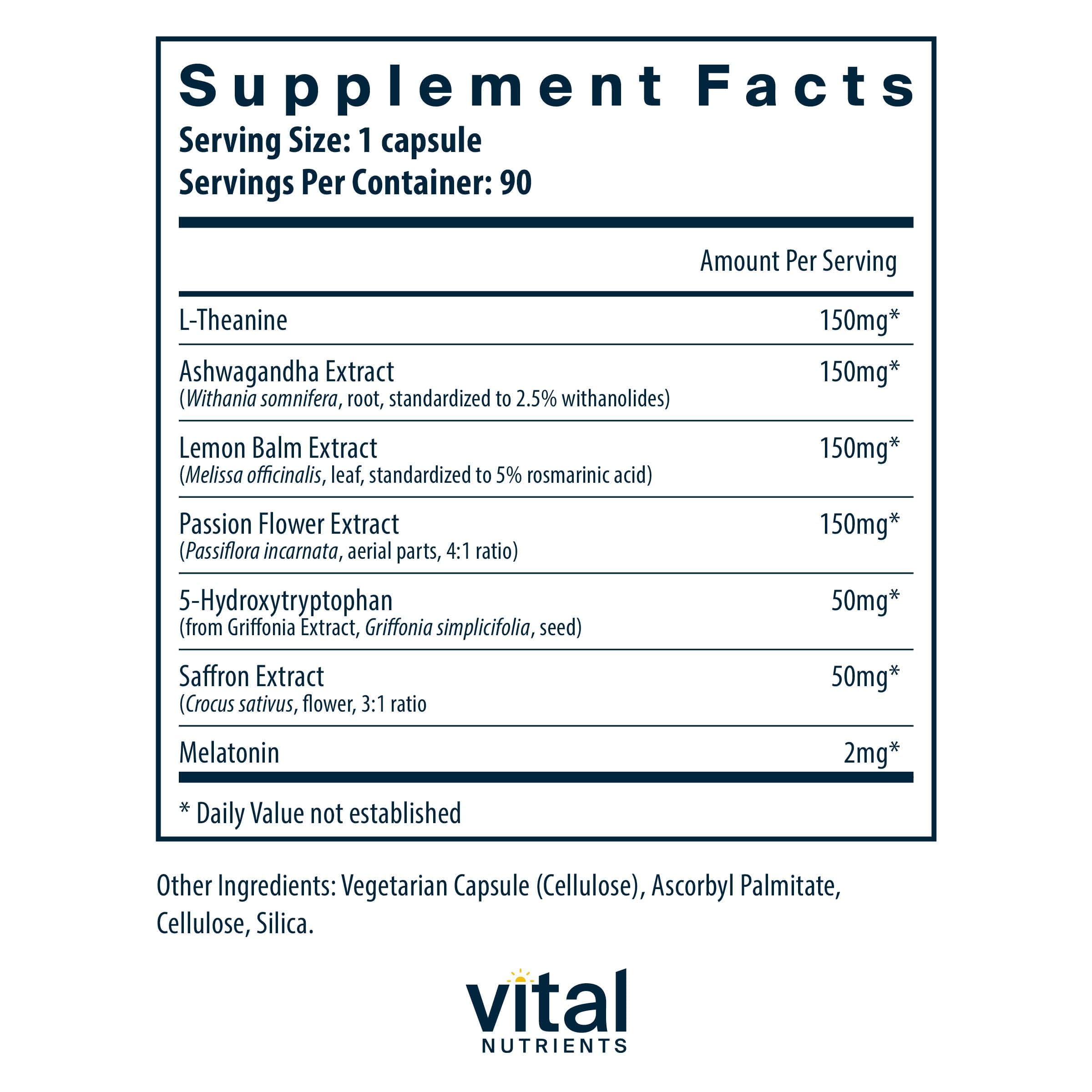 Vital Nutrients Sleep + Recover: capsules faciles à prendre pour le sommeil