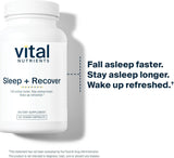 Vital Nutrients Sleep + Recover: ingrédients clés mélatonine et ashwagandha pour le sommeil