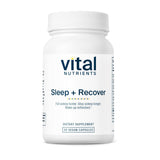 Vital Nutrients Sleep + Recover – bouteille montrant l'emballage, soutien potentiel du repos nocturne.