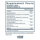 Vital Nutrients Sleep + Recover – gelules visibles, indiquant une utilisation pratique au quotidien.