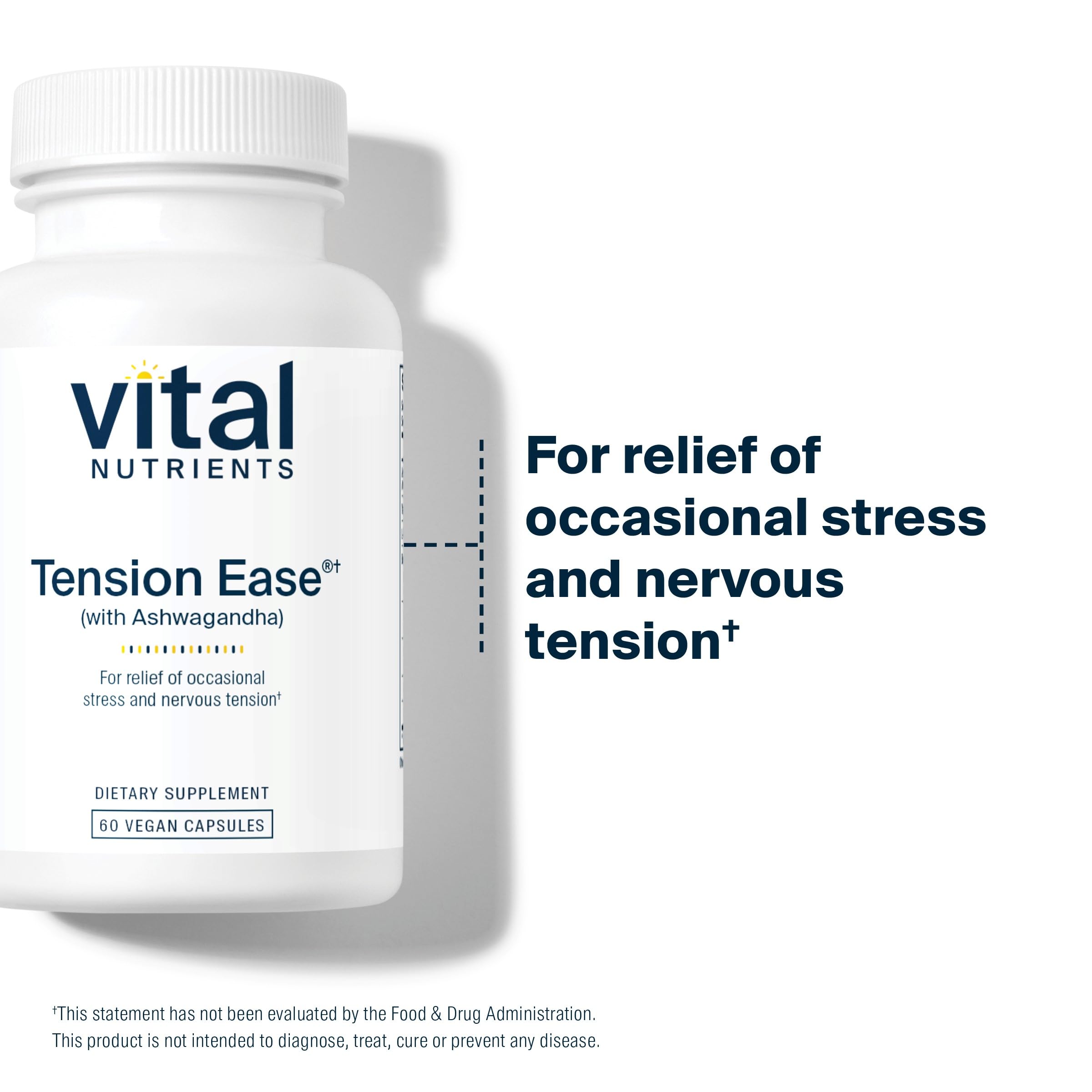 Vital Nutrients Tension Ease – Utilisation quotidienne pour un calme potentiel après une journée chargée