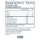 Vital Nutrients Ultra Pure Poisson 700 - EPA et DHA eleves pour coeur et cerveau