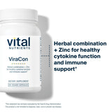 Capsules végétales ViraCon en gros plan, format pratique pour l'utilisation quotidienne.
