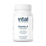 Vital Nutrients Vitamine A 7500mcg pour vision saine et claire