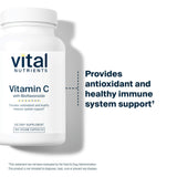 Vital Nutrients vitamine C bioflavonoides – etiquette lisible et transparente