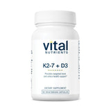 Vital Nutrients Vitamine D3 K2 en bouteille, soutien potentiel des os et muscles.